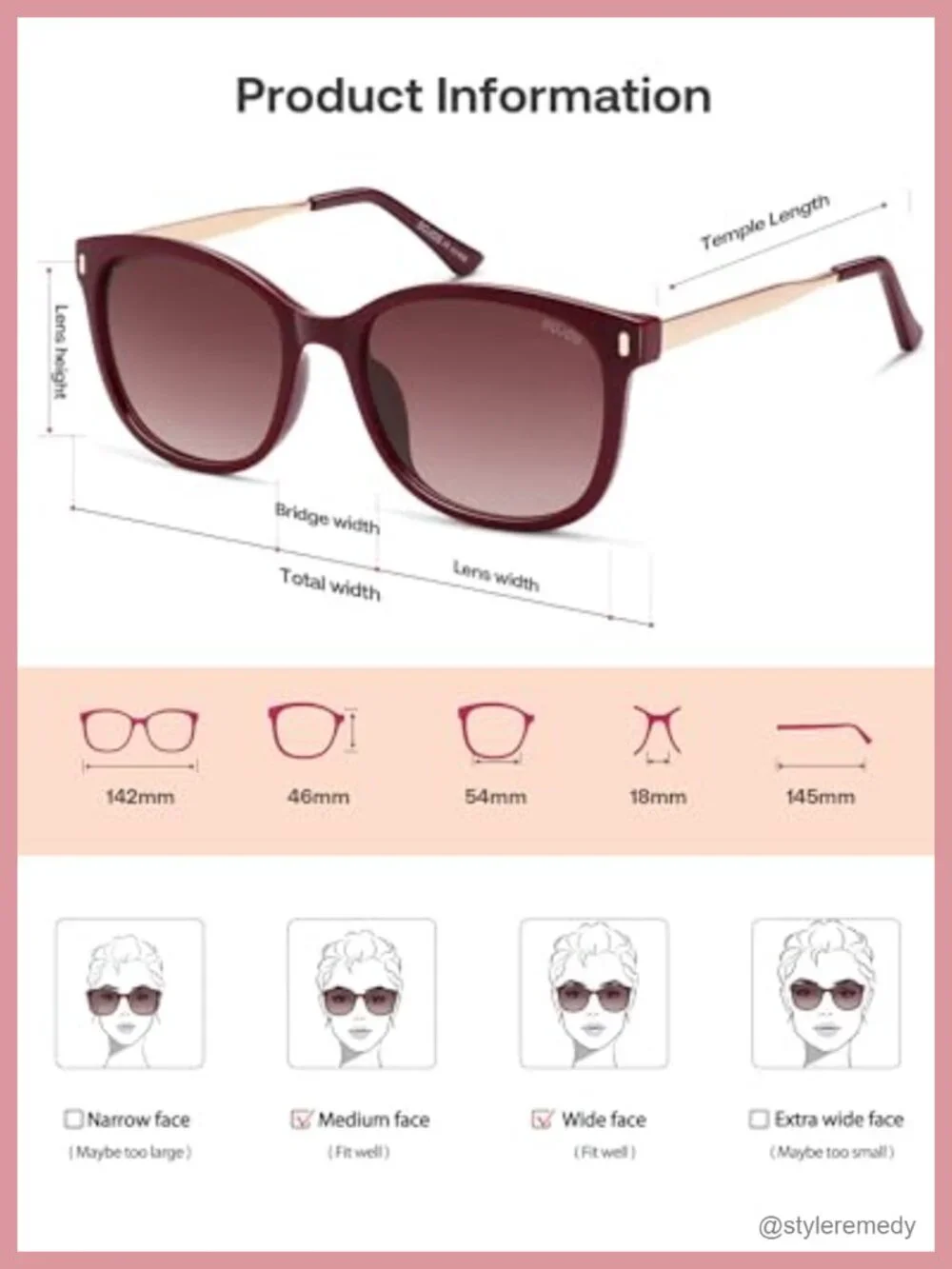 Classic Oversized Square Polarized Sunglasses UV400